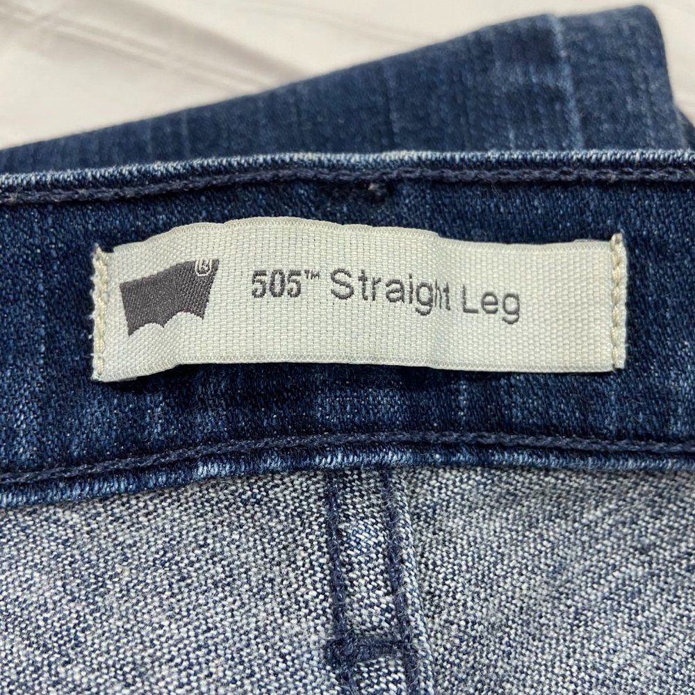 Ladies Levi's 505 Straight leg Jeans size 16 - Picture 7 of 9